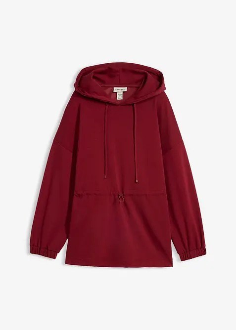 Dlouh&aacute; mikina z měkk&eacute;ho materi&aacute;lu scuba, bonprix