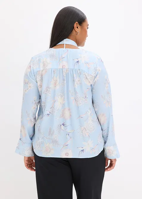 Tunika z jemn&eacute;ho sat&eacute;nu, bonprix