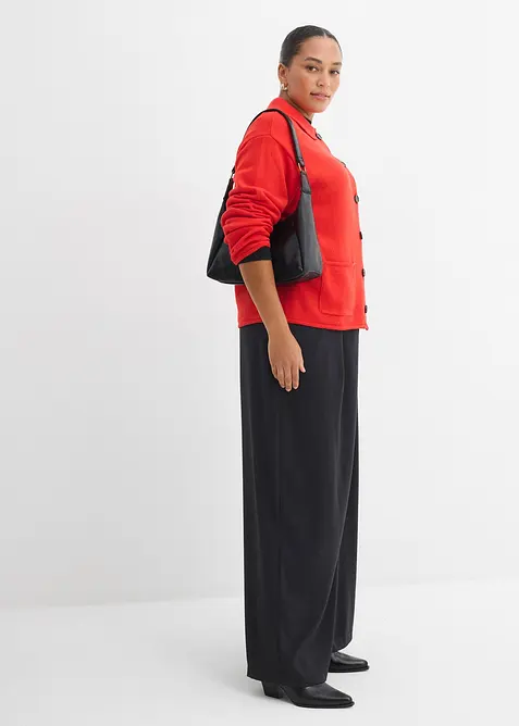 Pleten&yacute; kab&aacute;tek z visk&oacute;zov&eacute; směsi, bonprix