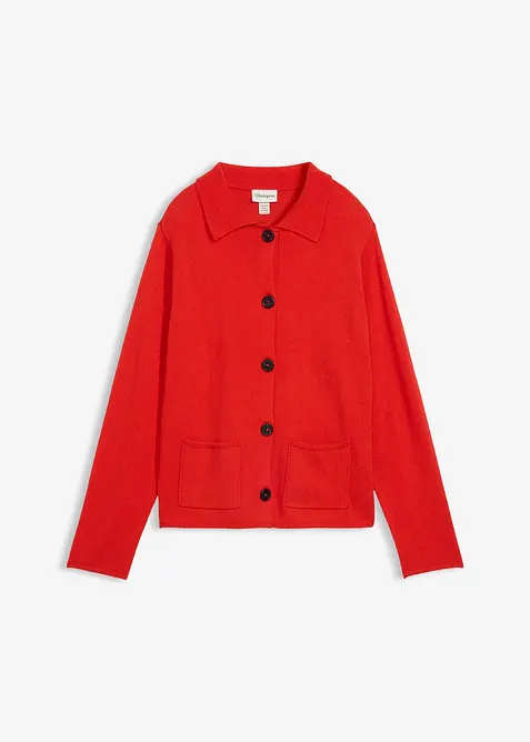 Pleten&yacute; kab&aacute;tek z visk&oacute;zov&eacute; směsi, bonprix