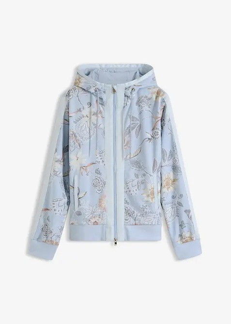 Mikina na zap&iacute;n&aacute;n&iacute;, s potiskem, bonprix