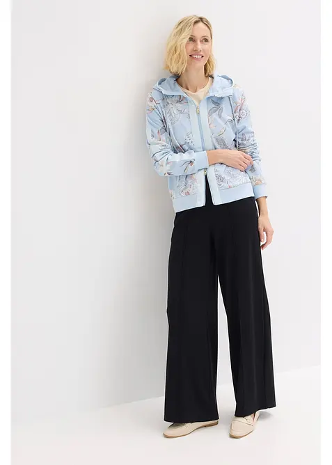 Mikina na zap&iacute;n&aacute;n&iacute;, s potiskem, bonprix