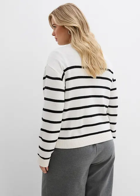 Pleten&yacute; kab&aacute;tek z bavlněn&eacute; směsi, bonprix