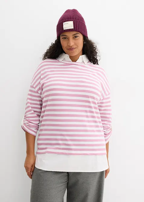 Halenkov&aacute; mikina 2 v 1, bonprix