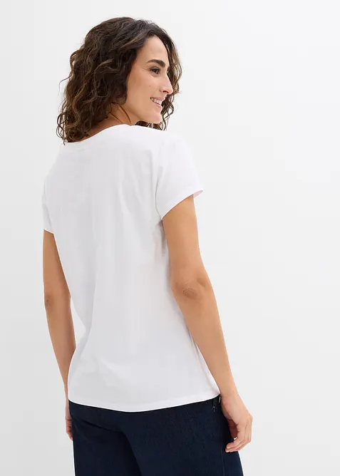 Tričko z čist&eacute; organick&eacute; bavlny (2 ks v balen&iacute;), bonprix