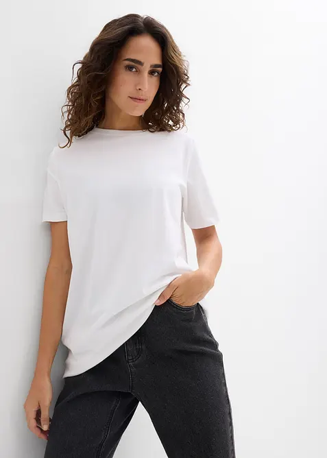 Dlouh&eacute; tričko z čist&eacute; organick&eacute; bavlny (2 ks v balen&iacute;), bonprix