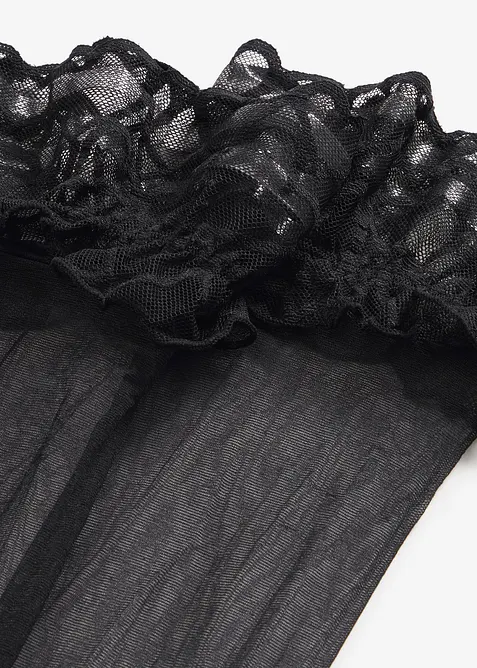 Samodrž&iacute;c&iacute; punčochy s krajkou, 20 DEN, bonprix