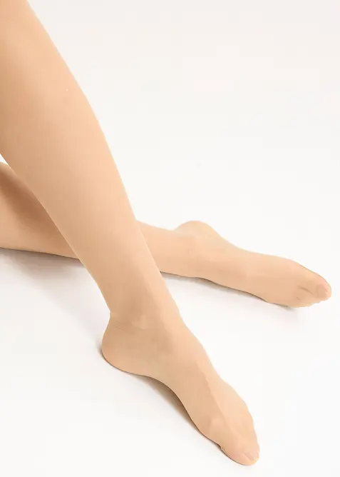 Samodrž&iacute;c&iacute; punčochy s krajkou, 20 DEN, bonprix