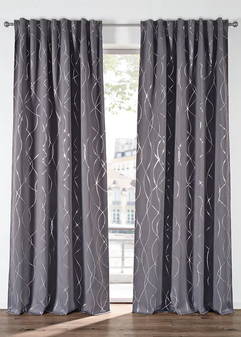 Zastiňuj&iacute;c&iacute; z&aacute;věs s leskem, tak&eacute; v extra d&eacute;lce (1 ks v balen&iacute;), bonprix