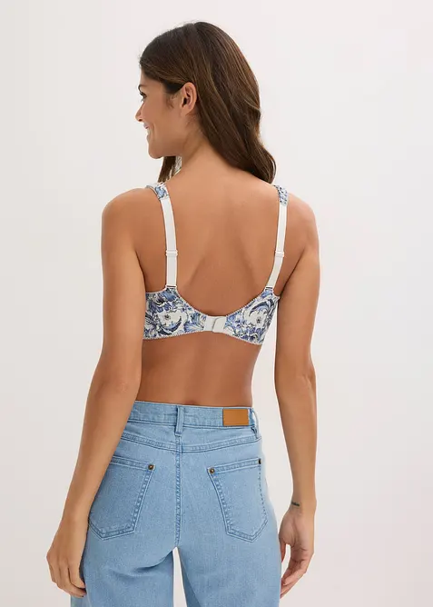 Podprsenka bez kostic, s organickou bavlnou (3 ks v balen&iacute;), bonprix