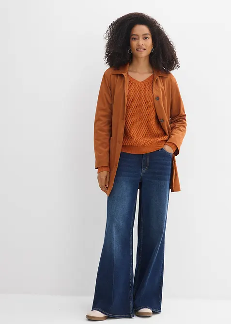 Svetr z bavlněn&eacute; směsi, bonprix