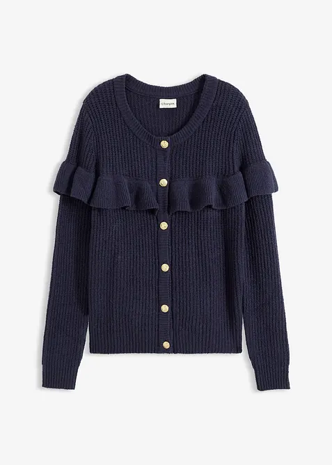 Kab&aacute;tek z jemn&eacute; pleteniny z bavlněn&eacute; směsi, bonprix