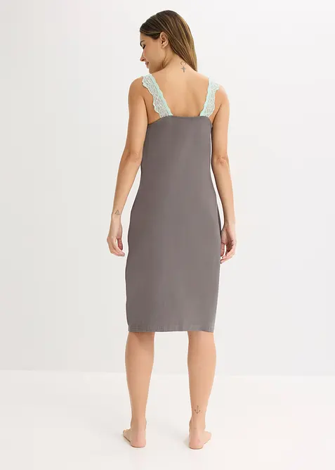 Nočn&iacute; ko&scaron;ile s visk&oacute;zou a krajkou, bonprix