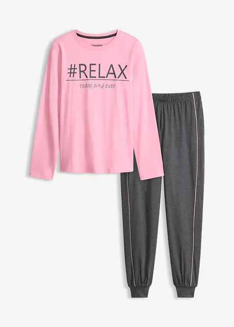 Pyžamo z měkk&eacute; bavlny, bonprix