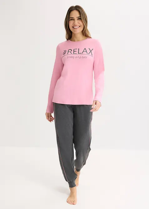 Pyžamo z měkk&eacute; bavlny, bonprix