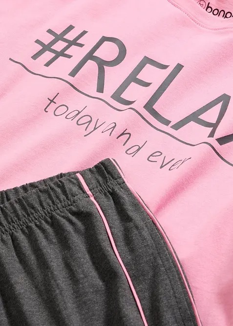 Pyžamo z měkk&eacute; bavlny, bonprix