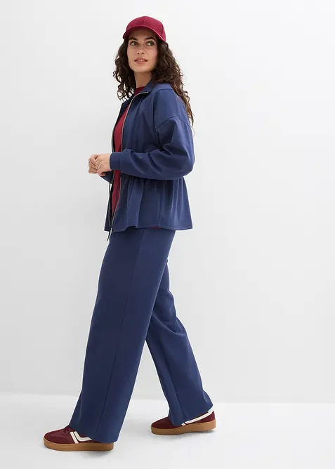 Mikina na zap&iacute;n&aacute;n&iacute;, z měkk&eacute;ho materi&aacute;lu scuba, bonprix