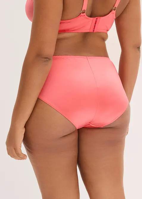 Maxikalhotky s třpytivou květinovou v&yacute;&scaron;ivkou, bonprix