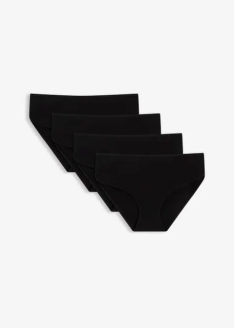 Bokov&eacute; maxikalhotky s organickou bavlnou (4 ks v balen&iacute;), bonprix