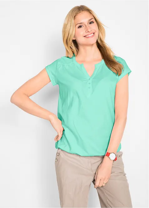 Bavlněn&eacute; tričko, kr&aacute;tk&yacute; ruk&aacute;v, bonprix