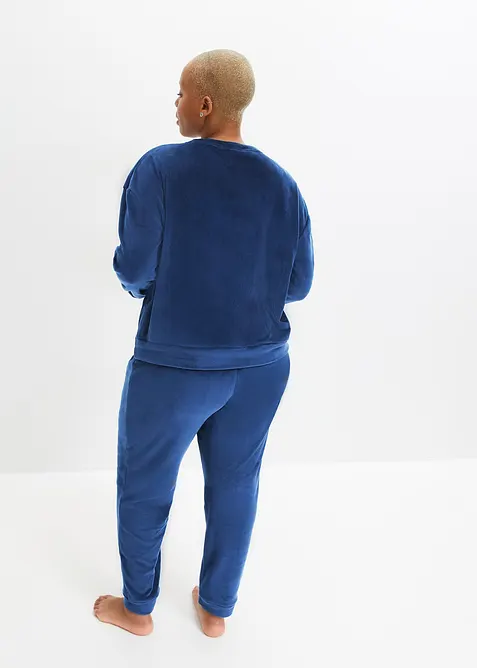 Hebk&aacute; dom&aacute;c&iacute; souprava ze sametu, bonprix