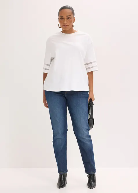 Triko z čist&eacute; organick&eacute; bavlny, bonprix