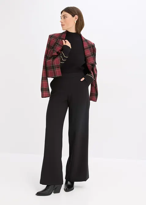 Svetr z jemn&eacute; pleteniny, se zlat&yacute;mi řet&iacute;zky, bonprix