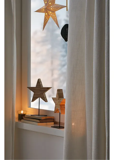 Neprůhledn&yacute; z&aacute;věs se strukturou (1 ks), bonprix