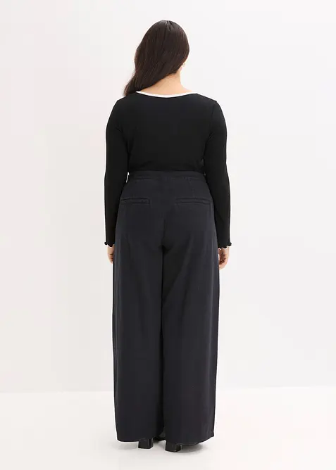 Keprov&eacute; kalhoty z čist&eacute; bavlny, bonprix