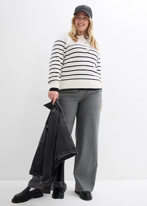 Svetr z čist&eacute; bavlny, bonprix