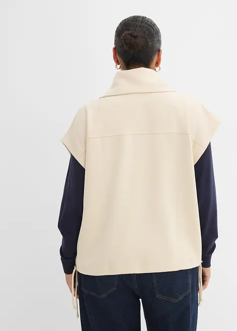 Vesta z pohodln&eacute;ho materi&aacute;lu scuba, bonprix