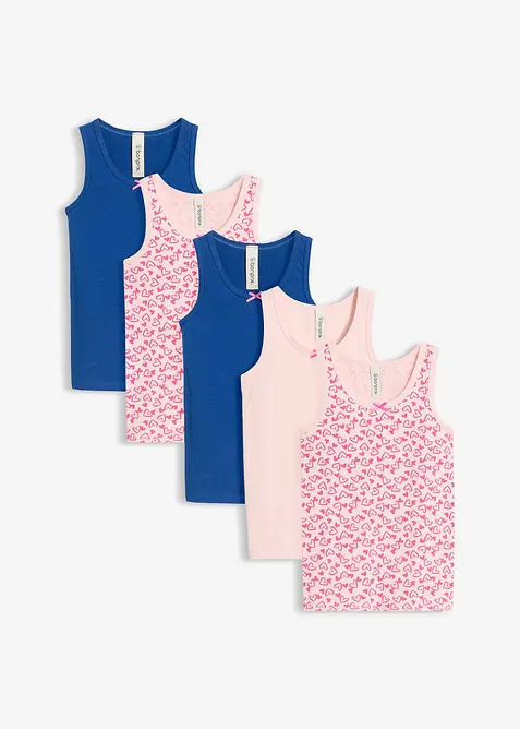 Spodn&iacute; ko&scaron;ilka s měkkou bavlnou a se sat&eacute;novou ma&scaron;ličkou (5 ks v balen&iacute;), bonprix