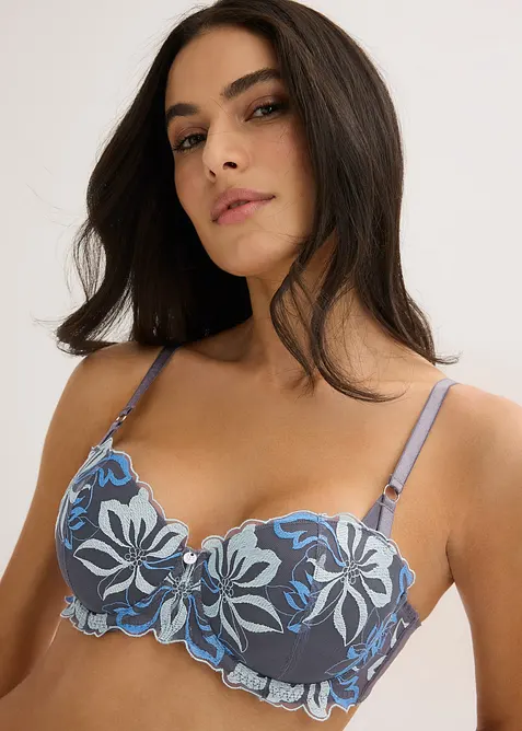 Balkonetov&aacute; podprsenka s jemnou v&yacute;&scaron;ivkou, bonprix