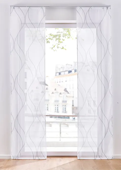 Posuvn&aacute; z&aacute;clona s recyklovan&yacute;m polyesterem (1 ks v balen&iacute;), bonprix