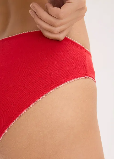 Kalhotky s ažurov&yacute;m vzhledem (5 ks v balen&iacute;), bonprix