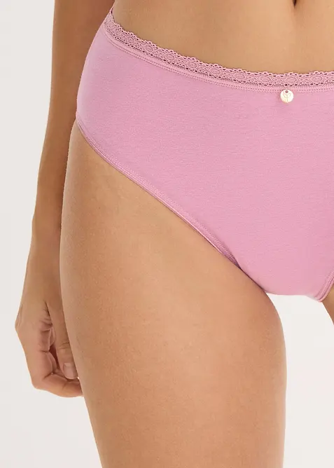 Maxikalhotky s krajkou (4 ks v balen&iacute;), bonprix