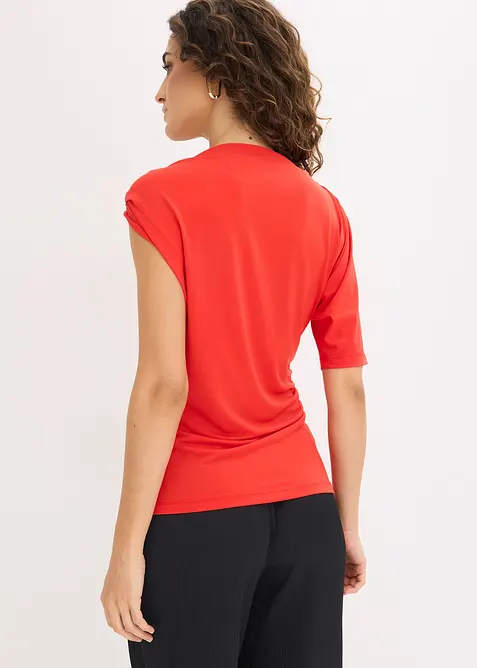 Triko s asymetrick&yacute;m v&yacute;střihem, bonprix