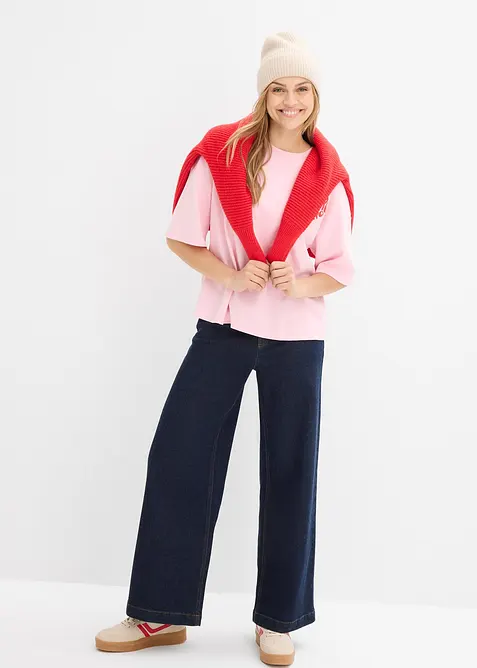 Boxy triko z těžk&eacute; bavlny, bonprix