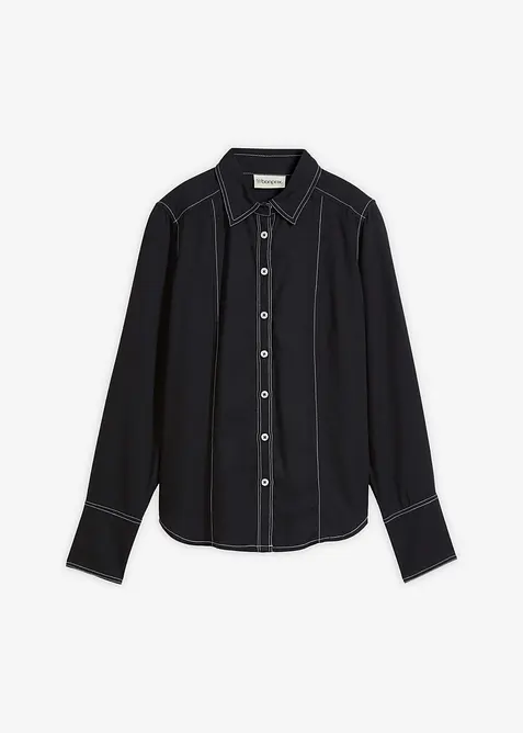 Halenka ze spl&yacute;vav&eacute; visk&oacute;zy, bonprix