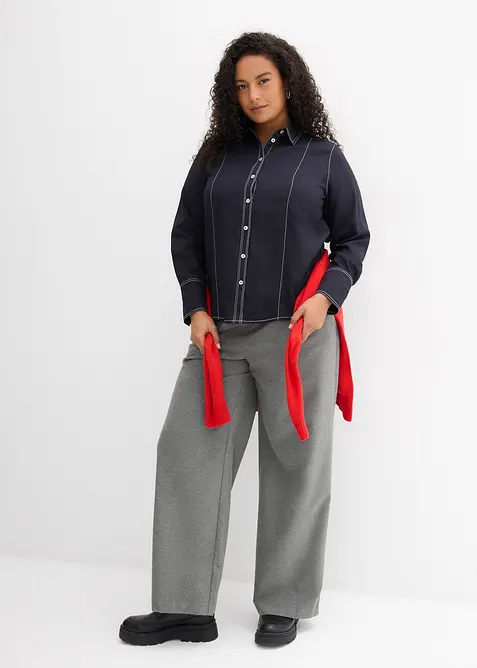 Halenka ze spl&yacute;vav&eacute; visk&oacute;zy, bonprix