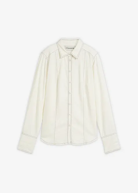 Halenka ze spl&yacute;vav&eacute; visk&oacute;zy, bonprix