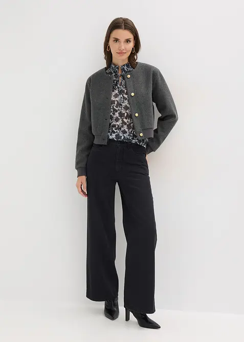 Triko s dlouh&yacute;m ruk&aacute;vem, bonprix