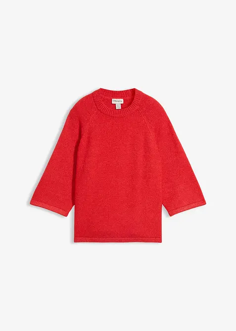 Oversize pleten&eacute; tričko, bonprix