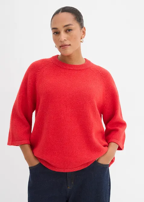 Oversize pleten&eacute; tričko, bonprix