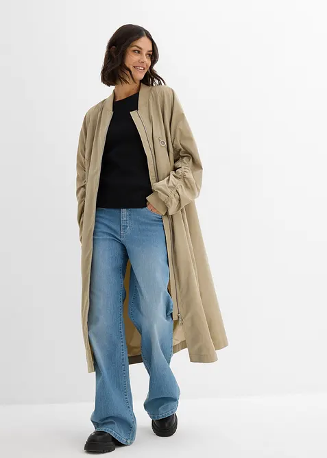 Bluz&oacute;nov&yacute; kab&aacute;t s pleten&yacute;m l&iacute;mcem, bonprix