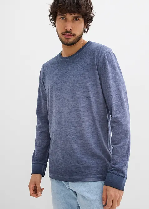 Triko s dlouh&yacute;m ruk&aacute;vem, z organick&eacute; bavlny (2 ks v balen&iacute;), bonprix