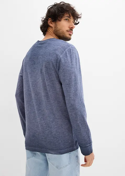 Triko s dlouh&yacute;m ruk&aacute;vem, z organick&eacute; bavlny (2 ks v balen&iacute;), bonprix