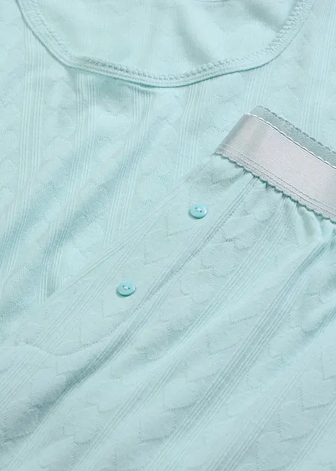 Lehk&eacute; pyžamo se srd&iacute;čkov&yacute;m vzorem, bonprix