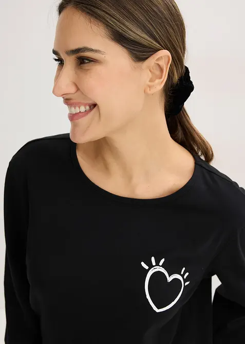 Pyžamo z měkk&eacute; bavlny, bonprix