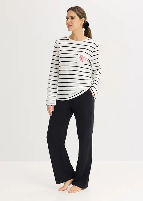 Pyžamo z čist&eacute; bavlny, bonprix